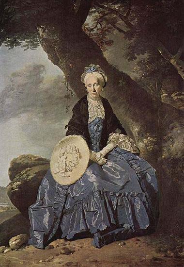 Johann Zoffany Portrait of Mrs. Oswald Sweden oil painting art